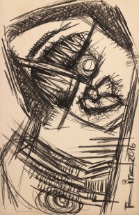 A. S. Rind, 21 x 14 Inch, Charcoal On Paper , Figurative Painting, AC-ASR-414